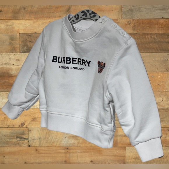 EUC Burberry Pullover Sweatshirt Size 12 months - Picture 3 of 16